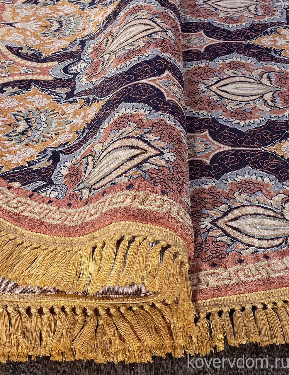 Ковер BUHARA D435 DARK PINK Овал