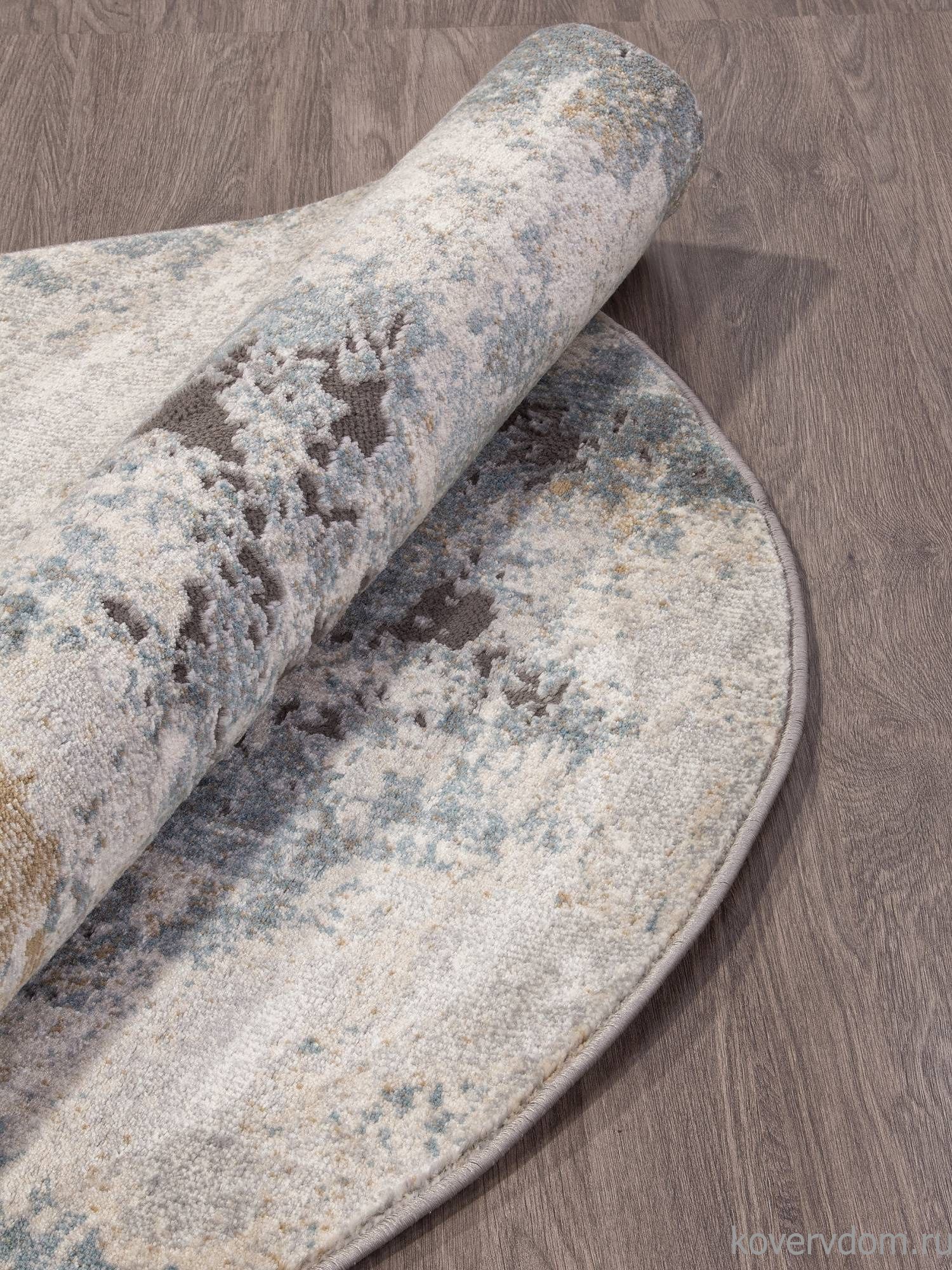 Ковер SERENITY D742 BEIGE-BLUE Круг