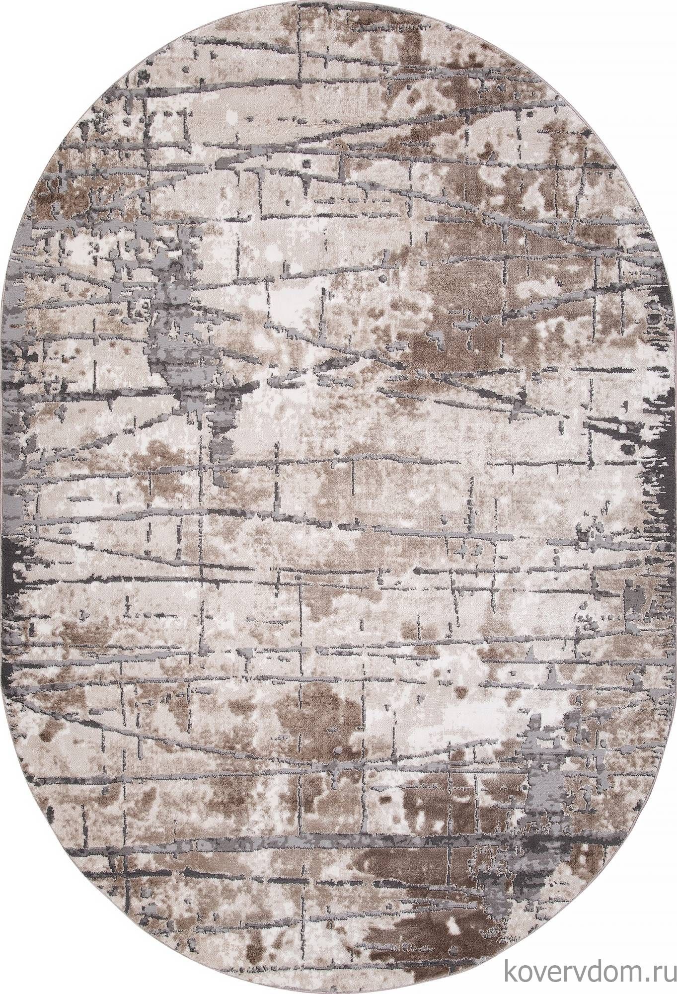 Ковер ARMINA 03802A GREY / BROWN Овал Ковер ARMINA 03802A GREY / BROWN Овал