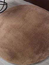 Ковер длинноворсовый RABBIT LUXE PX2001 CAMEL Круг