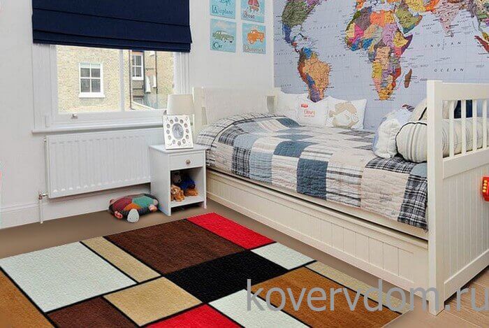 Ковер  детский AMIGO Brown cubes