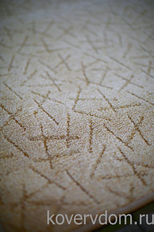 Однотонный ковер-палас Corsica 213 бежевый 