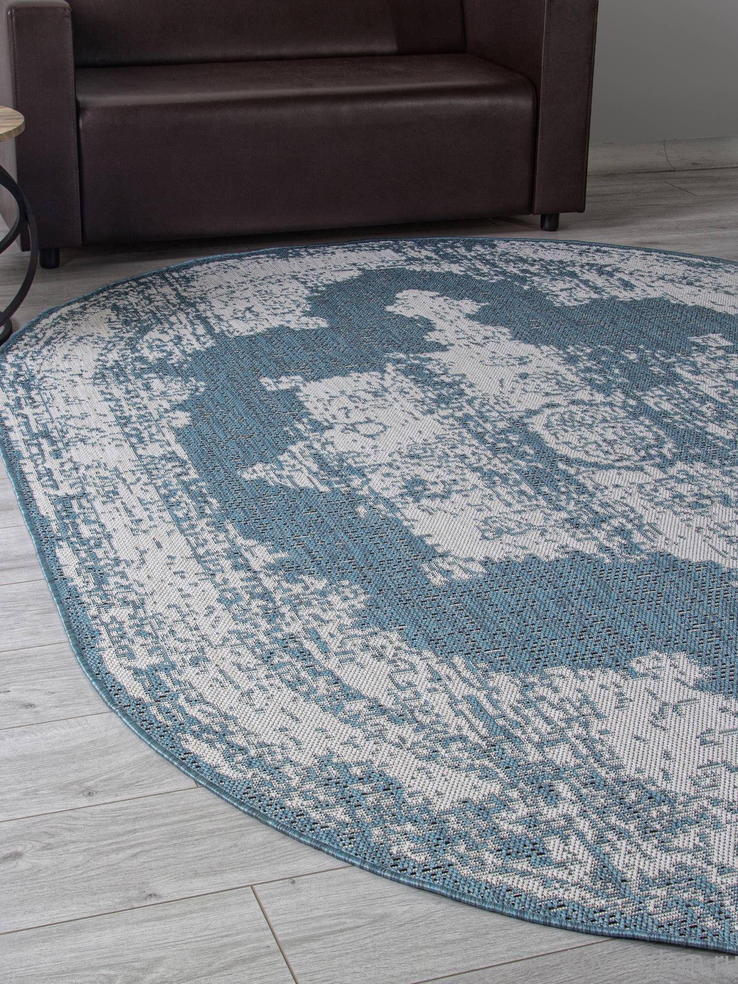 Ковер KAIR S129 BLUE Овал