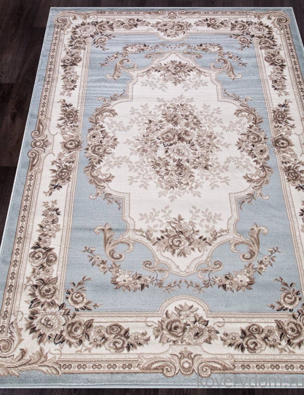 Ковер VALENCIA DELUXE 4015 L.BLUE-BROWN