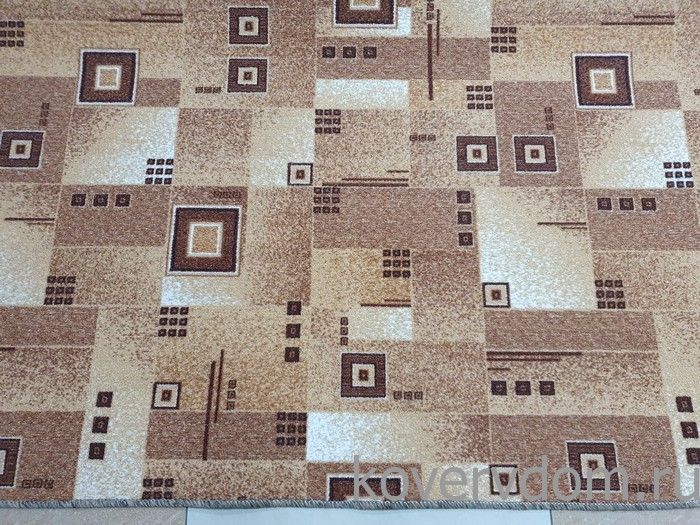 Ковер-палас  АБСТРАКЦИЯ 1170-43 бежево-коричневый 