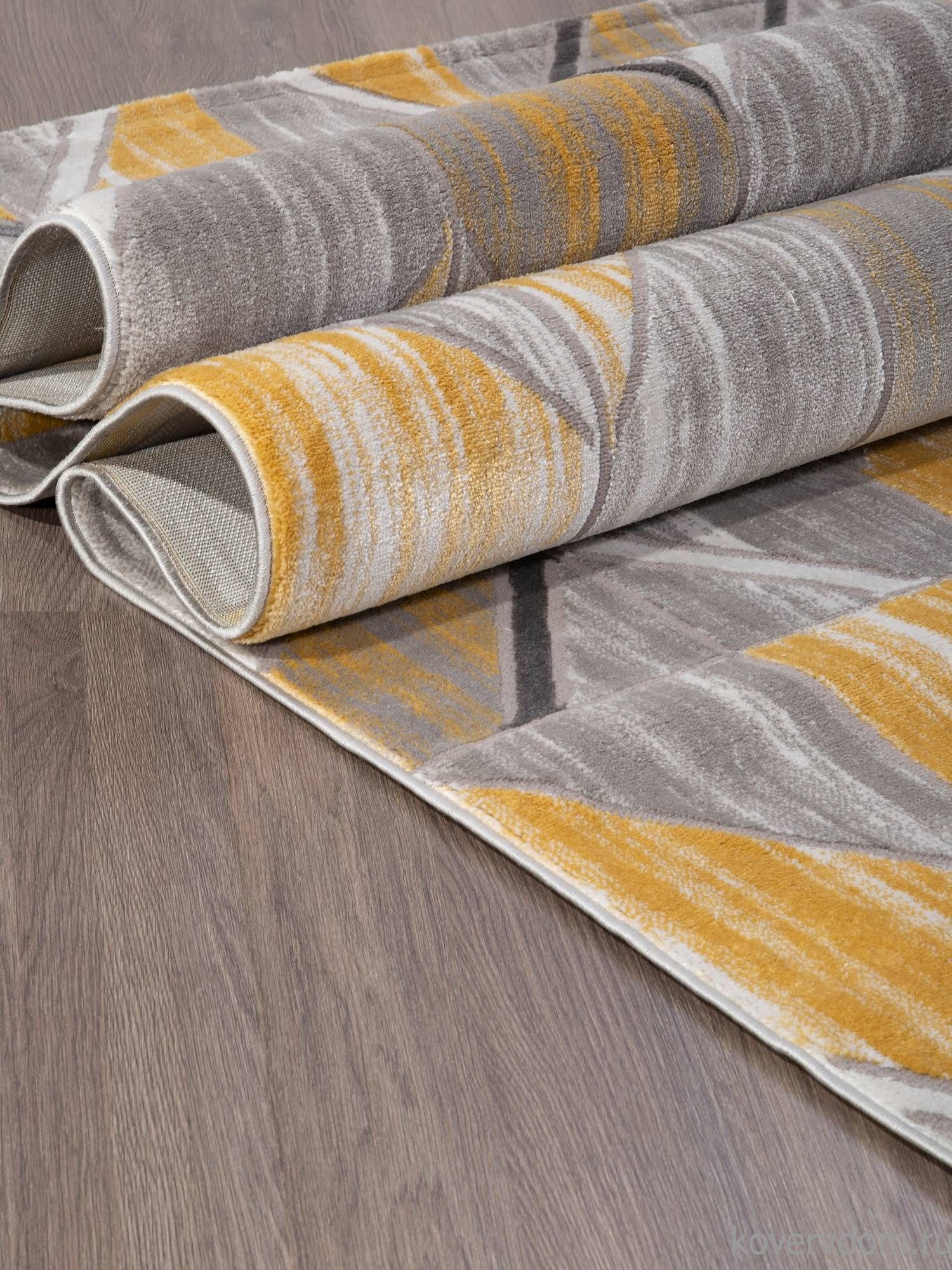 Ковер TEMPO 0131QA YELLOW / L.GREY Ковер TEMPO 0131QA YELLOW / L.GREY