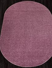 Ковер длинноворсовый розовый LANA T600 LILAC Овал