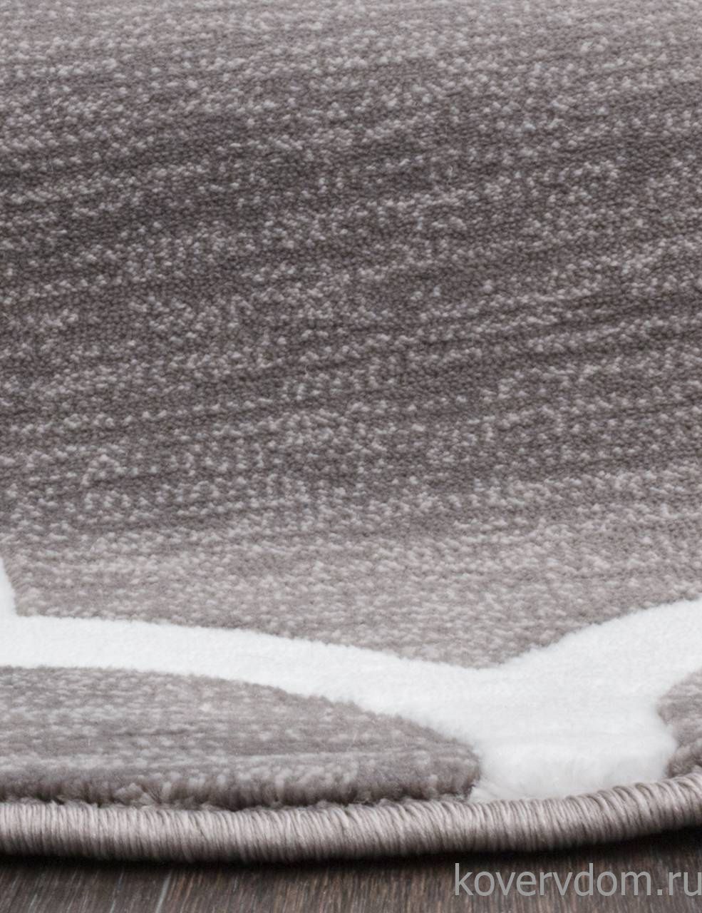 Ковер MEGA CARVING WK d422 GRAY-NATURAL Овал Ковер MEGA CARVING WK d422 GRAY-NATURAL Овал