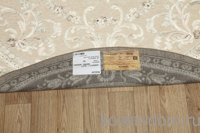 Рельефный ковер из вискозы GENOVA 38066 6565 61 КРУГ Рельефный ковер из вискозы GENOVA 38066 6565 61 КРУГ