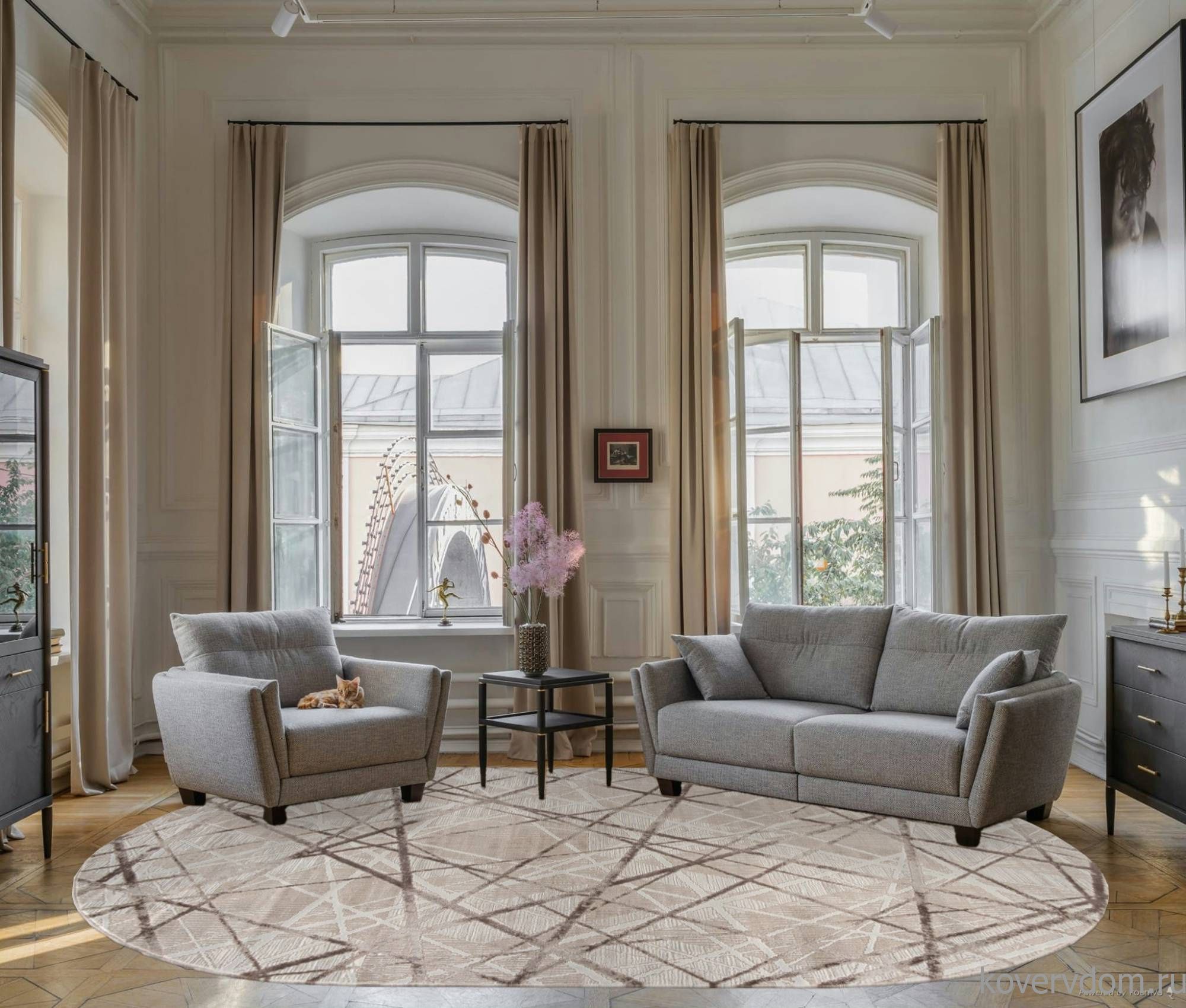 Ковер MEXX MX014 BEIGE Овал