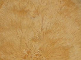 Оранжевый круглый овчина шестишкурная YELLOW 06SS 2000
