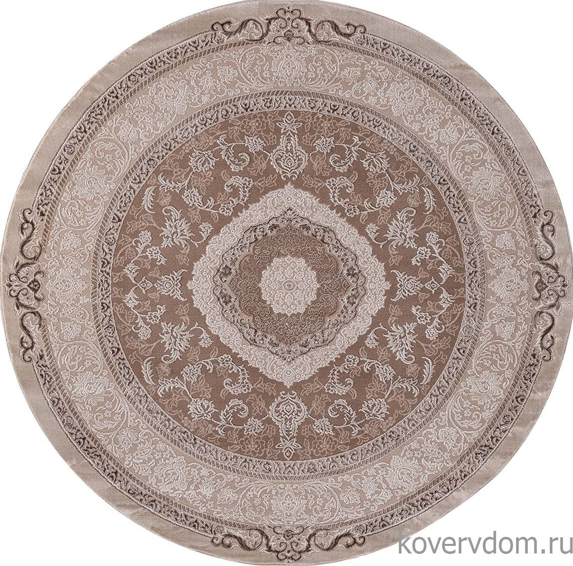 Ковер ARMINA 03874B BROWN / BROWN Круг