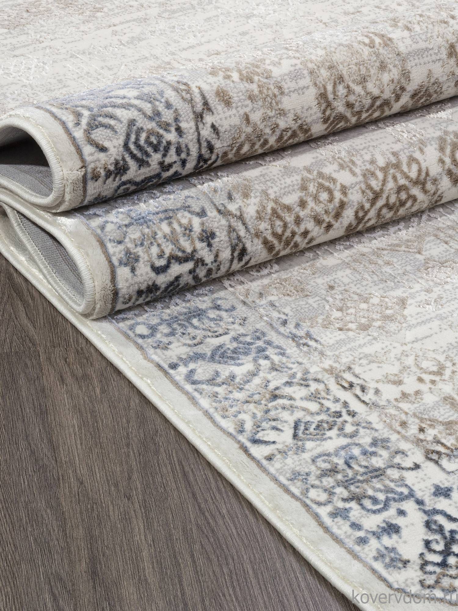 Ковер ASADU 07402A L.BLUE FDY / CREAM FDY Ковер ASADU 07402A L.BLUE FDY / CREAM FDY