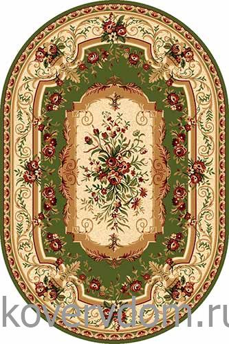 Ковер DA VINCI 5245 GREEN Овал
