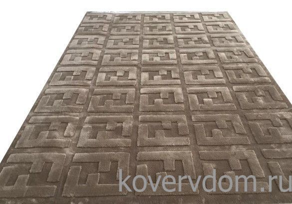 Ковер ручной работы FENDI-6 монохромный taupe Ковер ручной работы FENDI-6 монохромный taupe