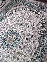 Пушистый ковер HALIF F639 GREEN-BLUE