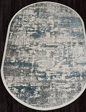 Овальный ковер бирюзовый MARMARIS 26941A GRY / BLUE Овал