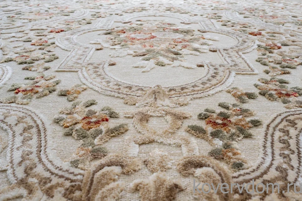 Рельефный ковер из вискозы GENOVA 38093 626260 ОВАЛ