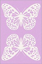 Ковер Agnella SOFT Butterfly rose Бабочки