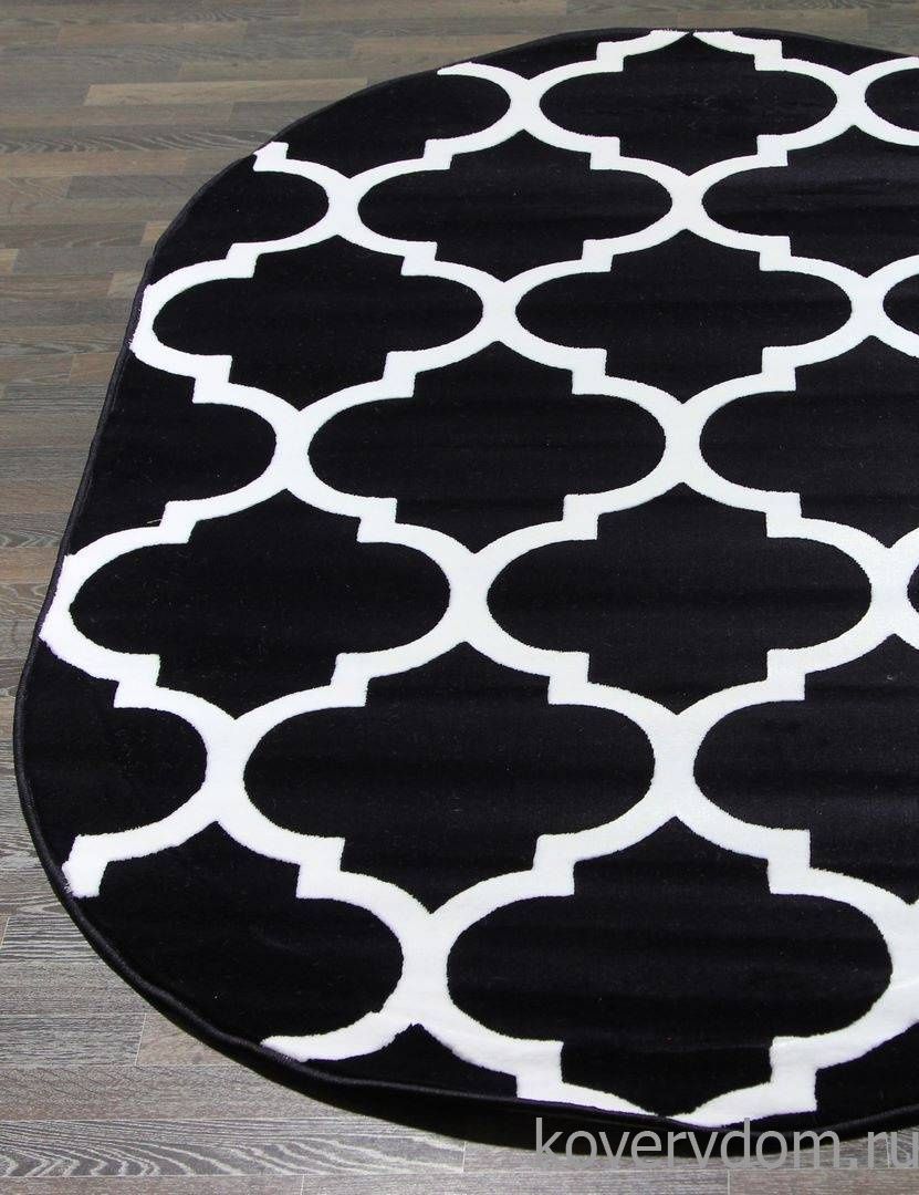 Ковер MEGA CARVING WK d422 DARK NAVY Овал Ковер MEGA CARVING WK d422 DARK NAVY Овал