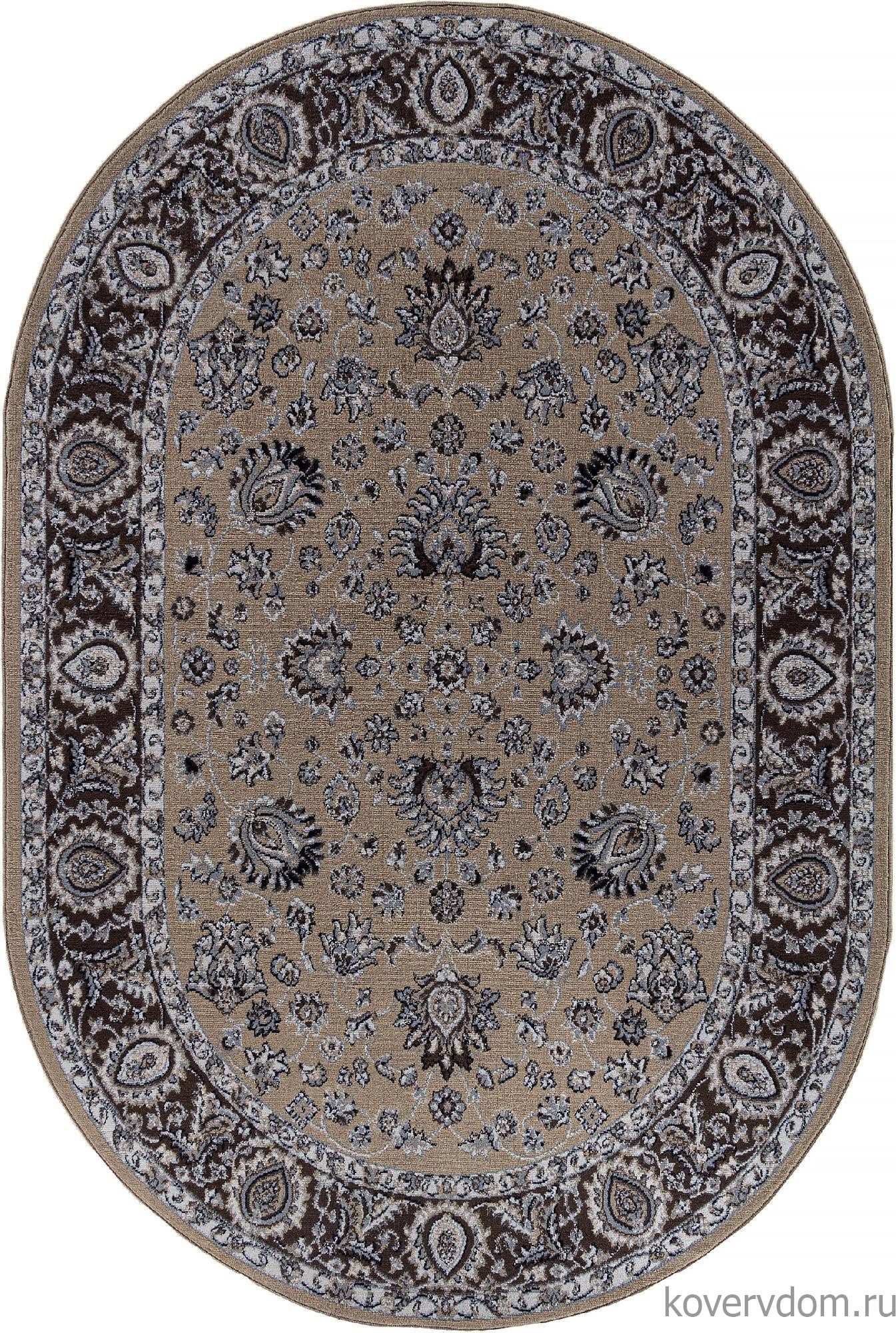 Ковер PRAGA 06030A BEIGE / BEIGE Овал