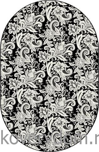 Ковер Графит 09-30840-06 ОВАЛ  Ковер Графит 09-30840-06 ОВАЛ