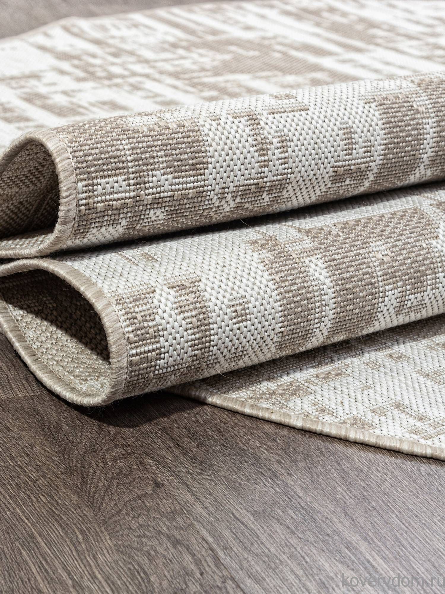 Ковер-циновка KAIR S144 BEIGE Овал Ковер-циновка KAIR S144 BEIGE Овал